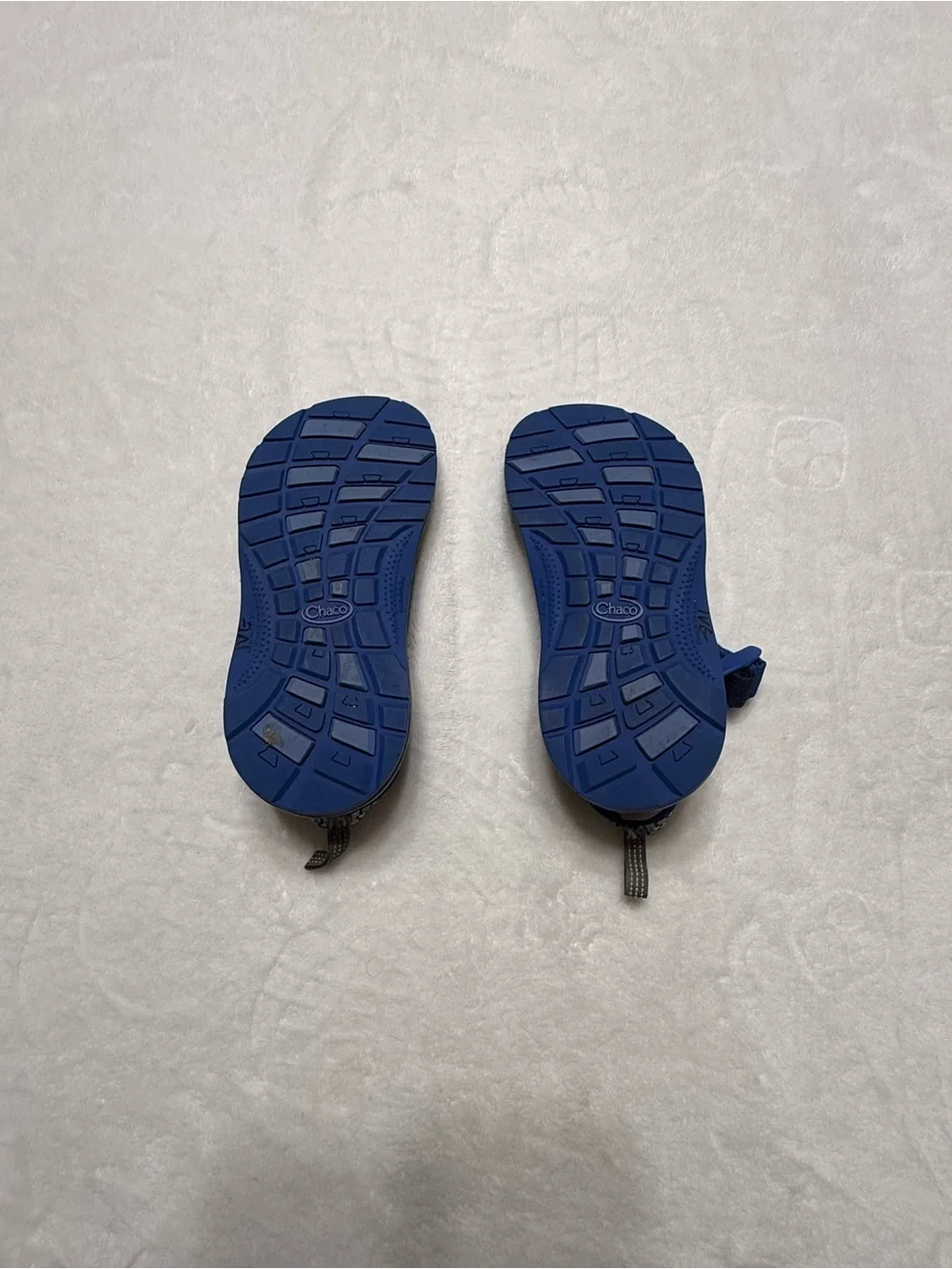Chaco Kids Blue Black Adjustable Strap Sandals